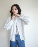 Robbie Shirt, White Pencil Stripe