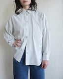 Robbie Shirt, White Pencil Stripe