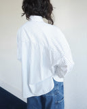 Robbie Shirt, White Pencil Stripe