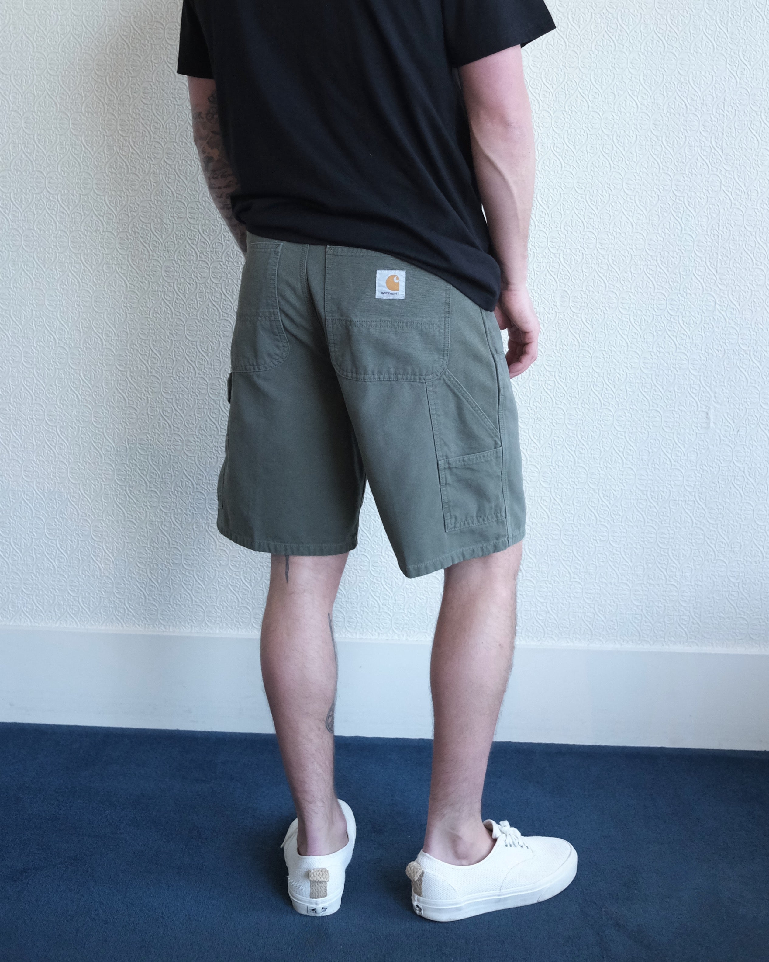 Double Knee Shorts, Leaf