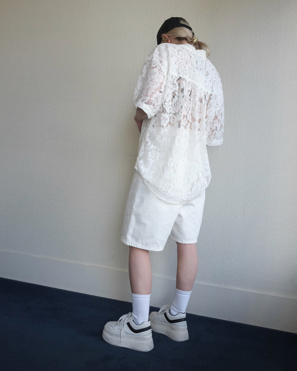 Brandon Shorts, Rinsed White