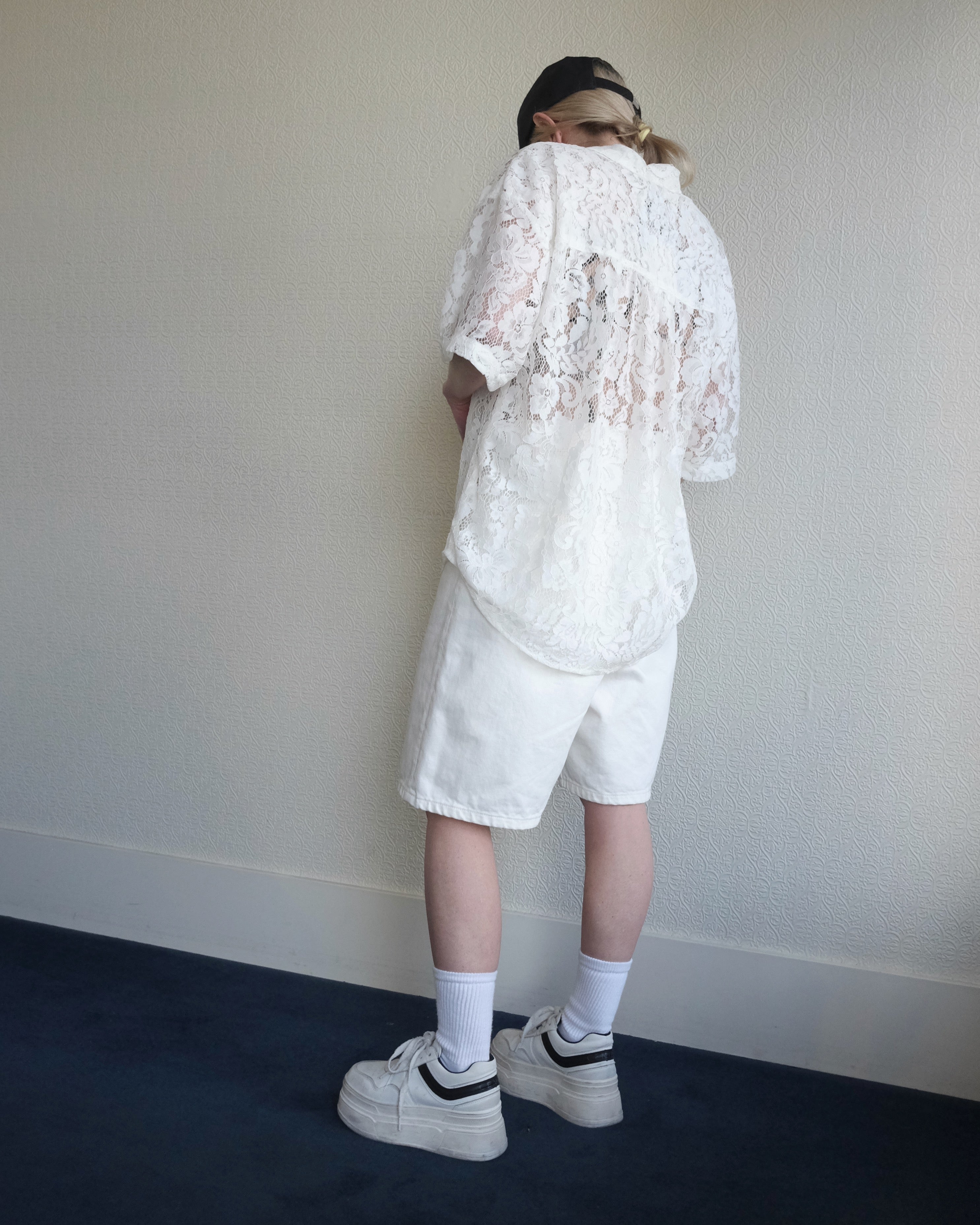 Brandon Shorts, Rinsed White