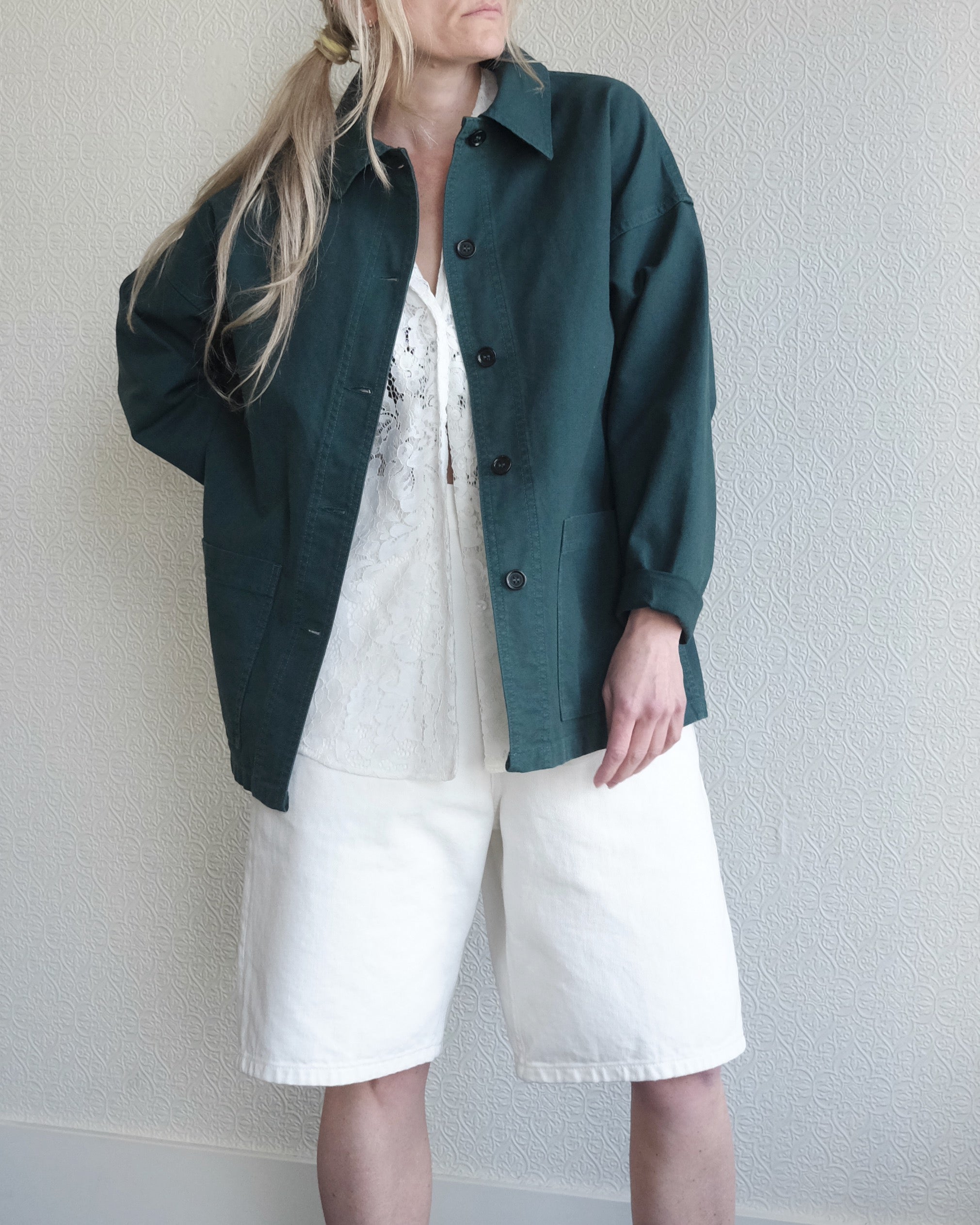 Brandon Shorts, Rinsed White