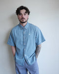 Lucas Shirt, Blue Bleached