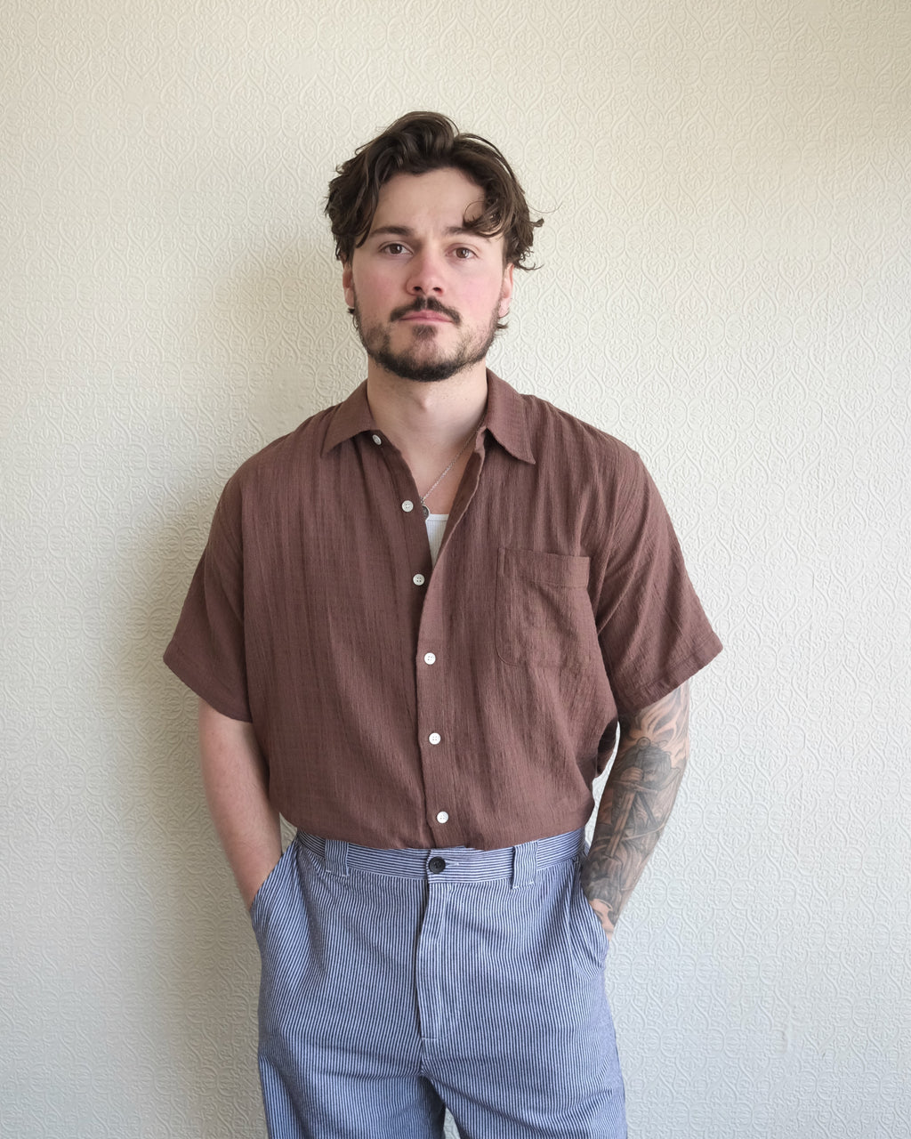 Roque Shirt, Aztec Brown