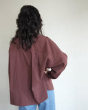 Robbie Shirt, Wine Stripe