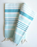 Turkish Beach Towel, Multi Stripes