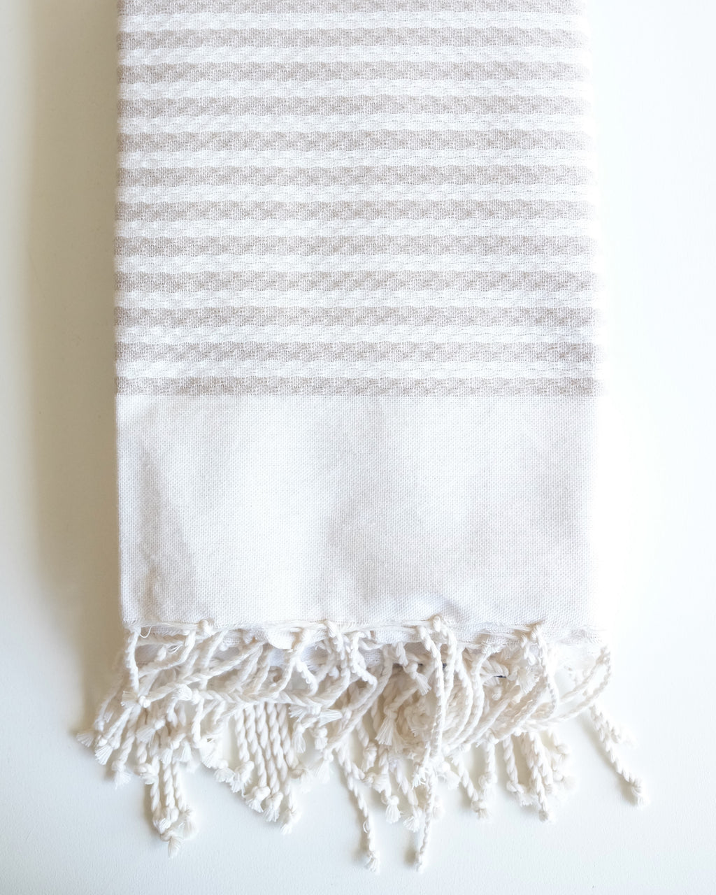 Turkish Beach Towel, Honeycomb Stripes
