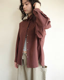 Robbie Shirt, Wine Stripe