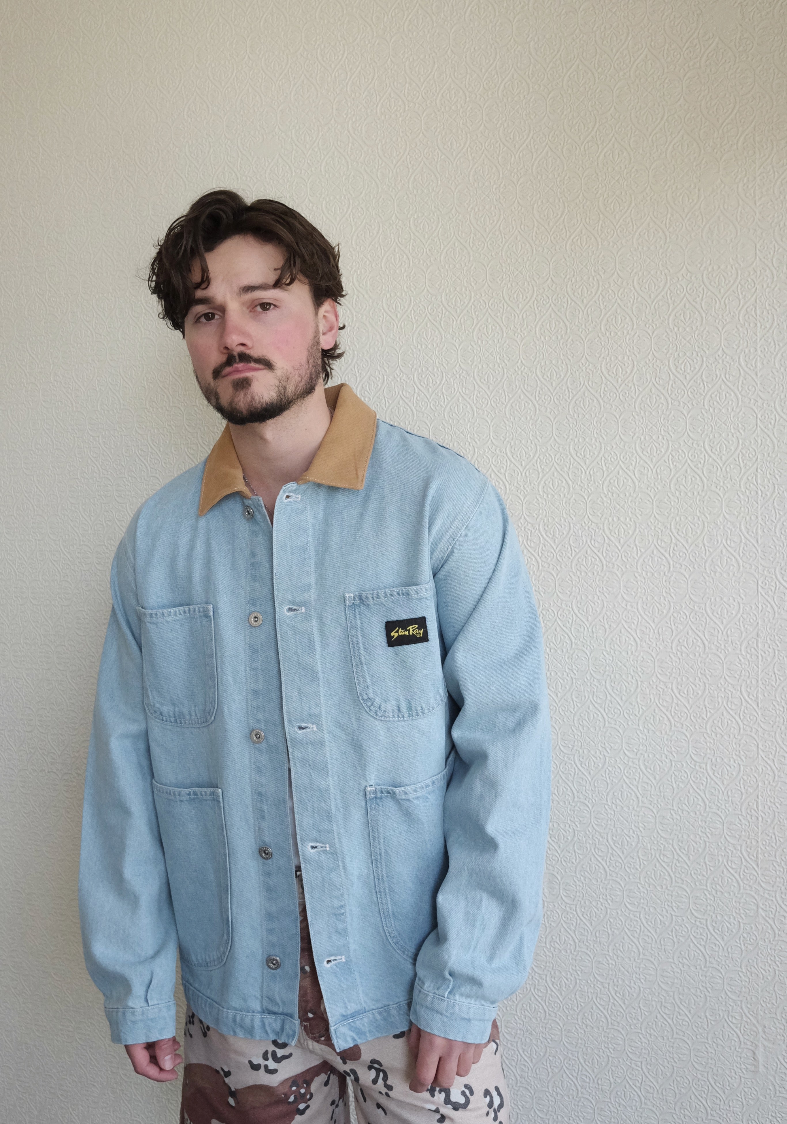 Coverall Jacket, Ice Stone Denim
