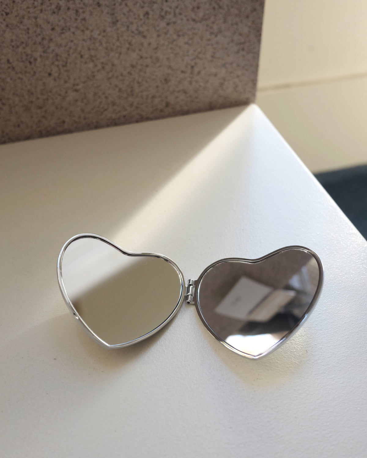 Heart Pocket Mirror