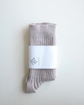 Rib Ankle Socks, Haptic Nude