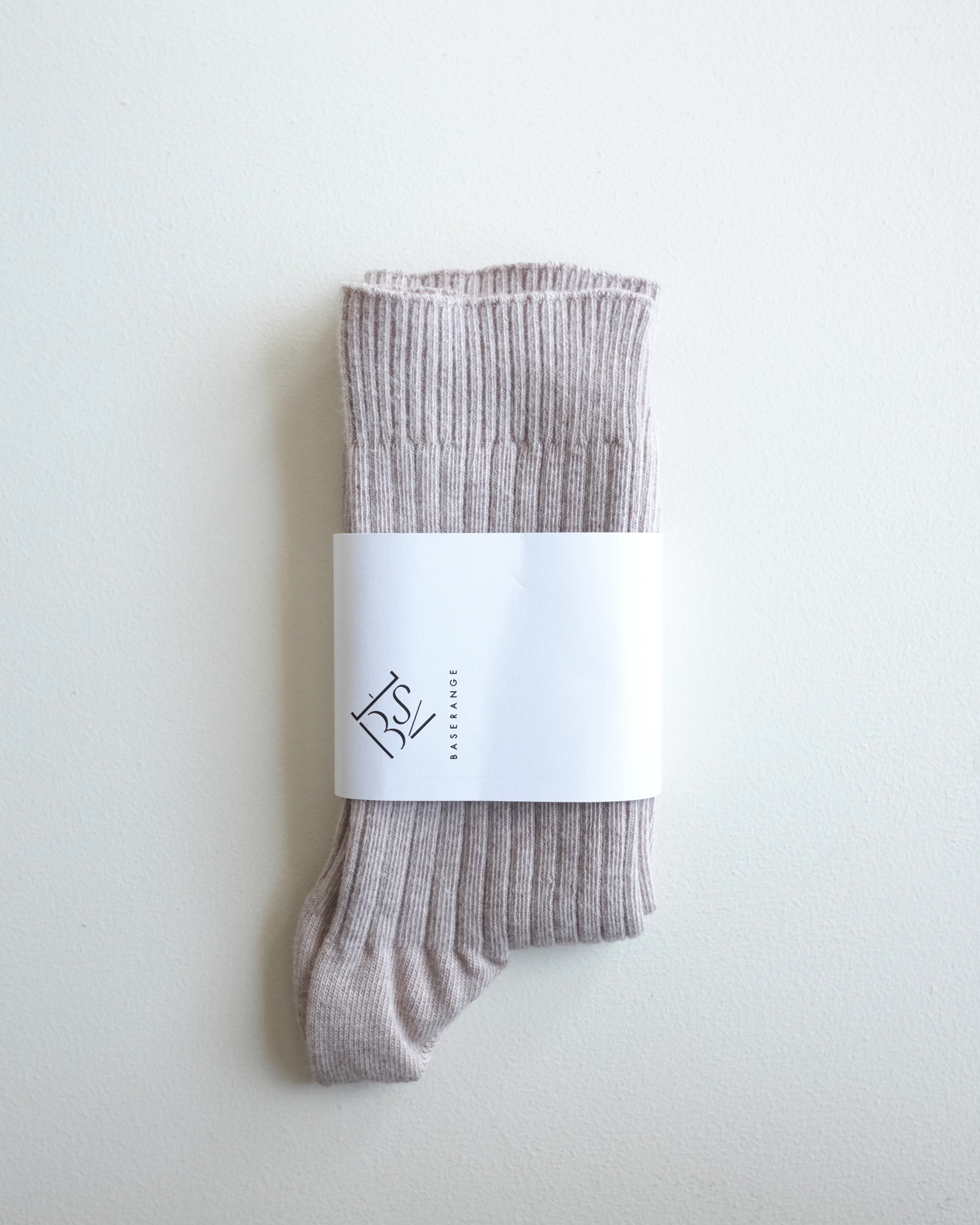Rib Ankle Socks, Haptic Nude