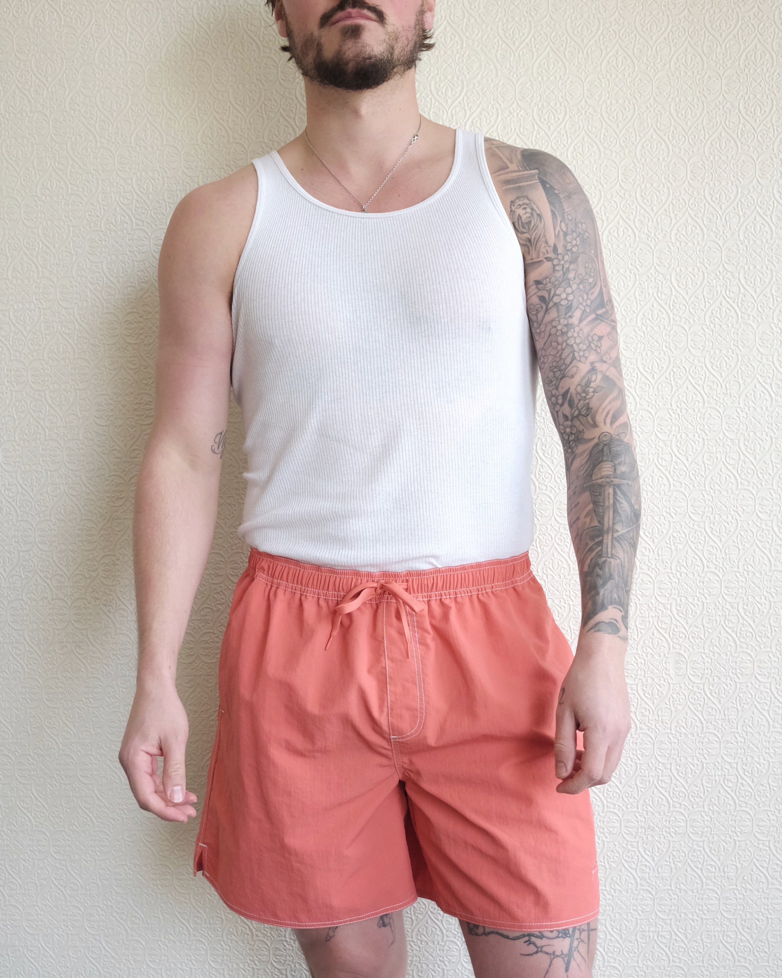 Miki Swim Short, Coral