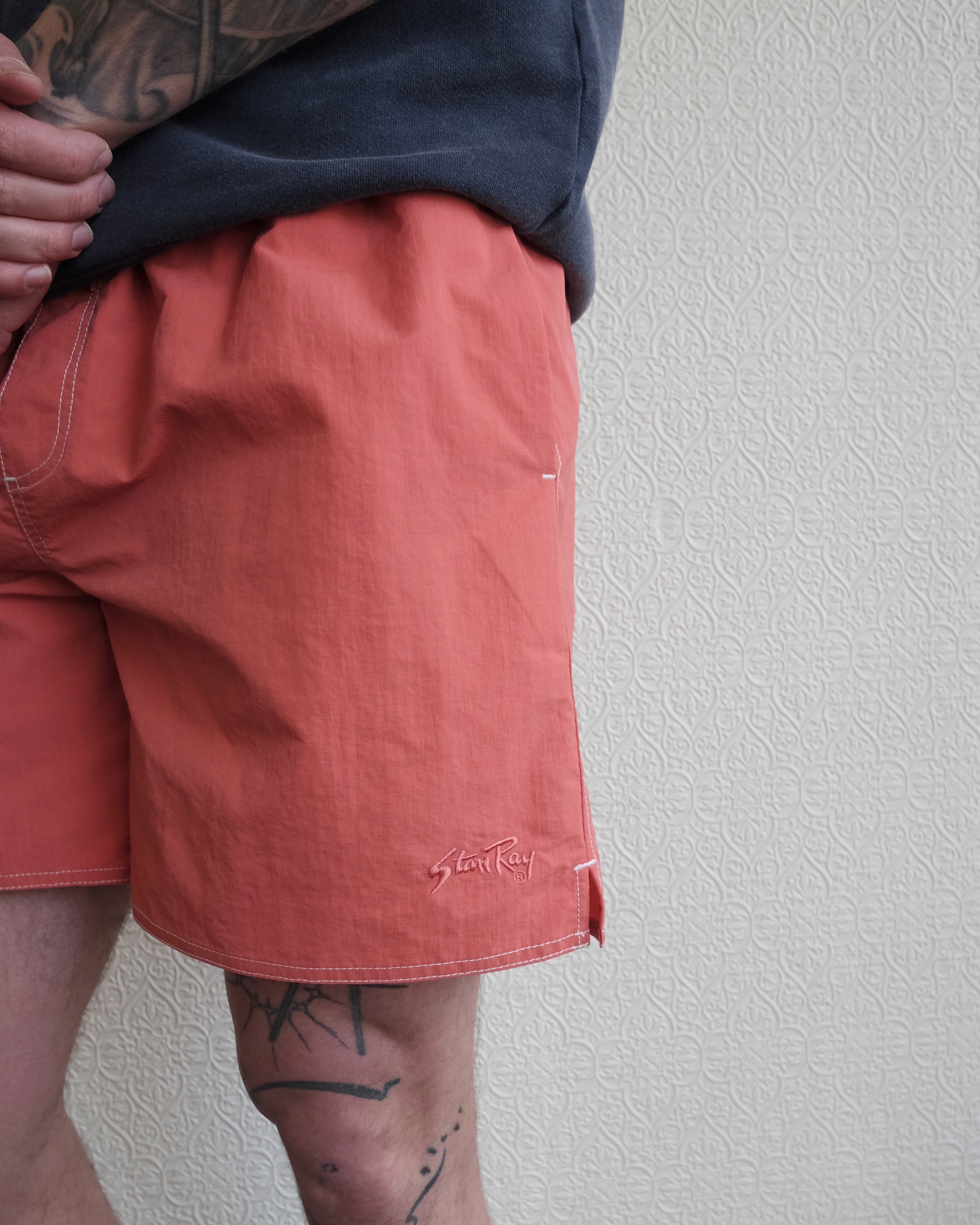 Miki Swim Short, Coral
