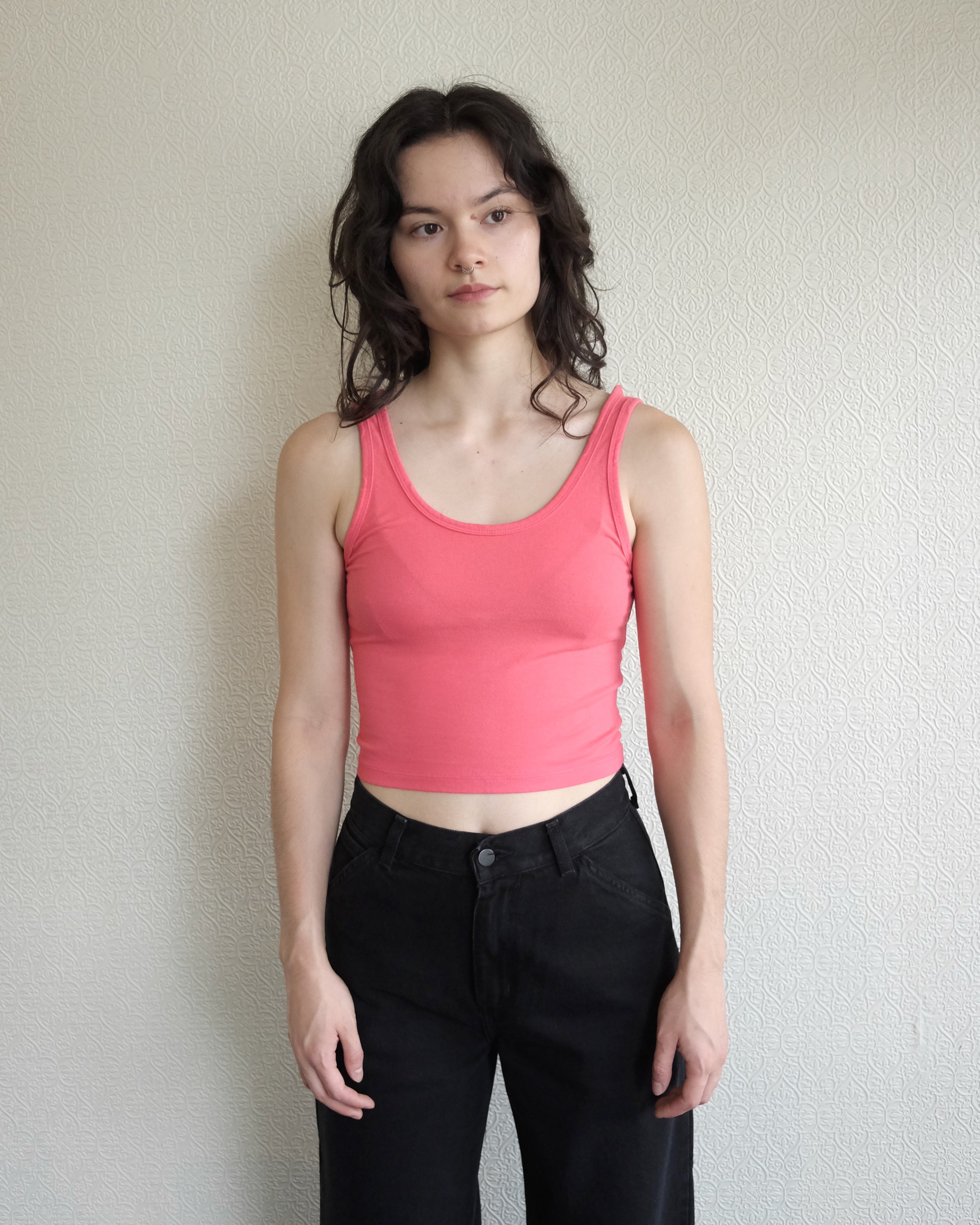 Sporty Tank, Sunset Coral