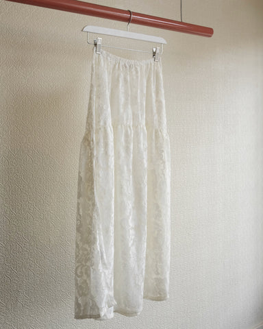 Field Skirt, Ivory Lanai Lace