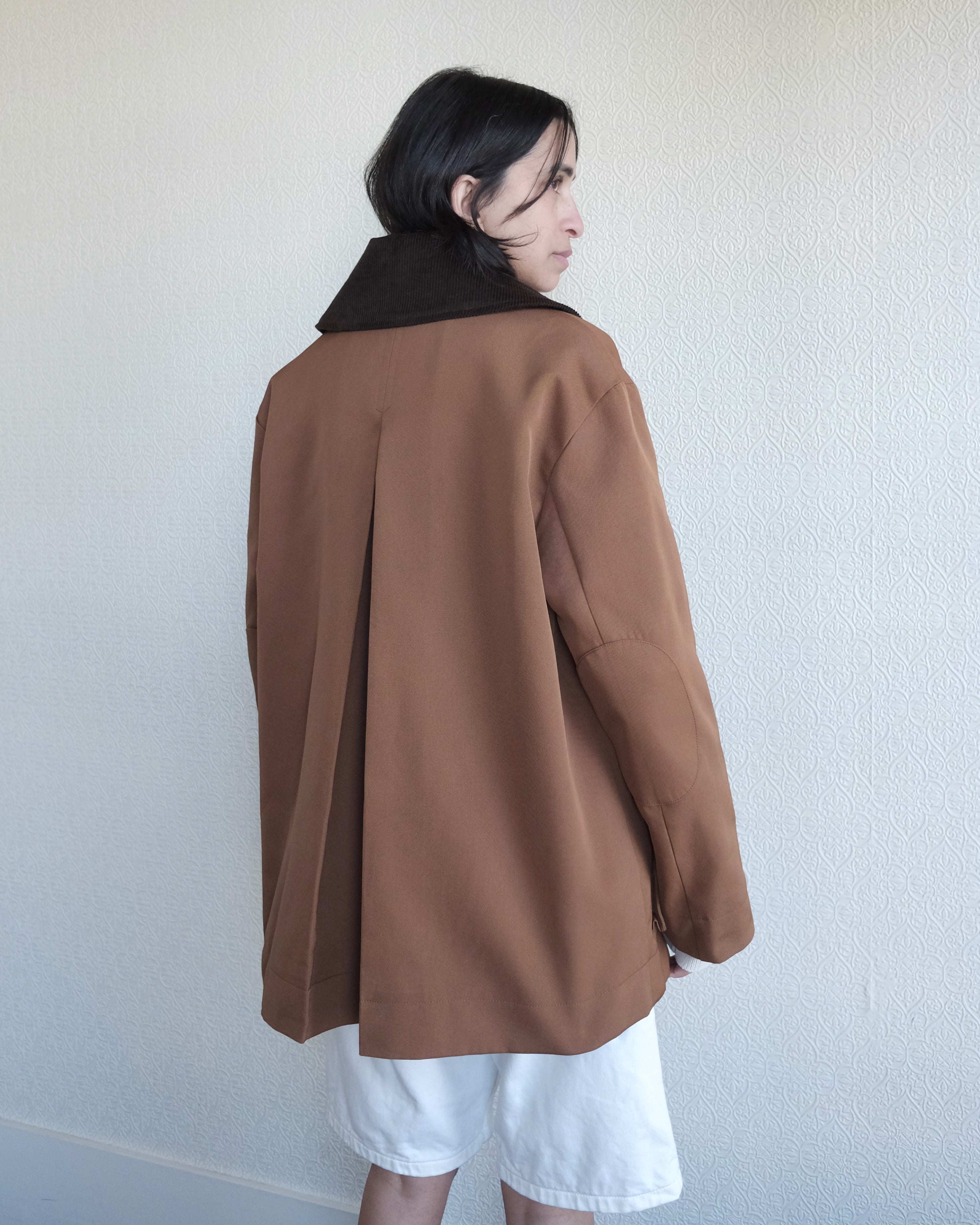 Twill Jacket, Brown Twill
