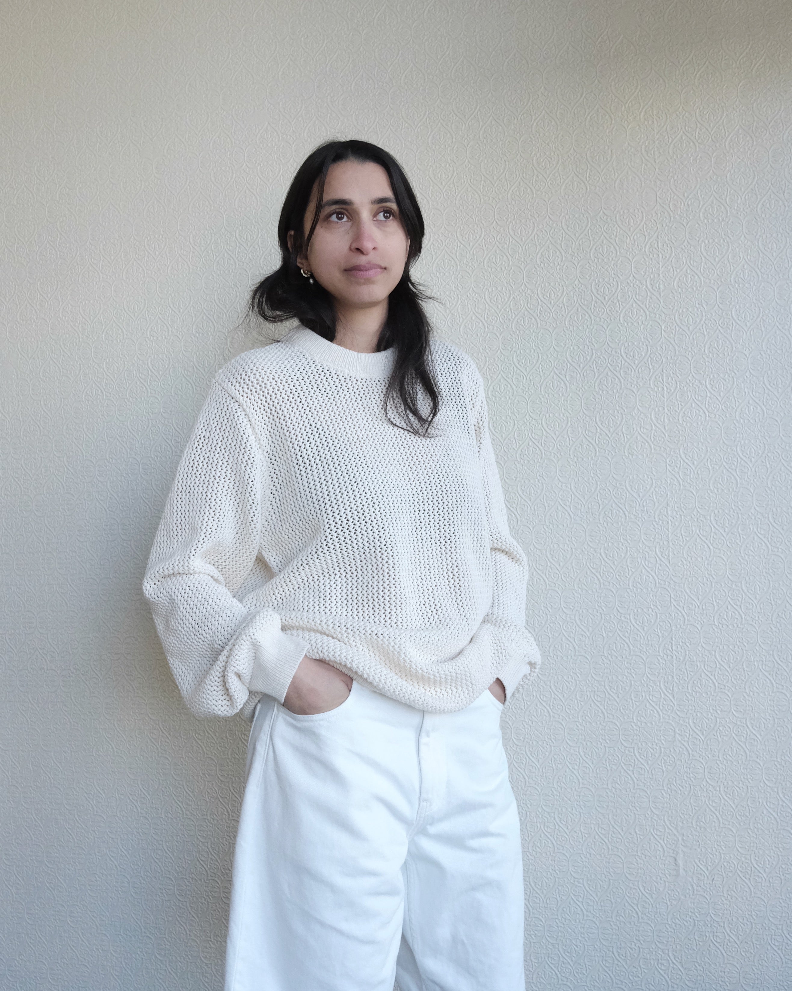 Stockton Sweater, Cream