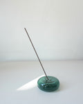 Pebble Incense Holder, Teal
