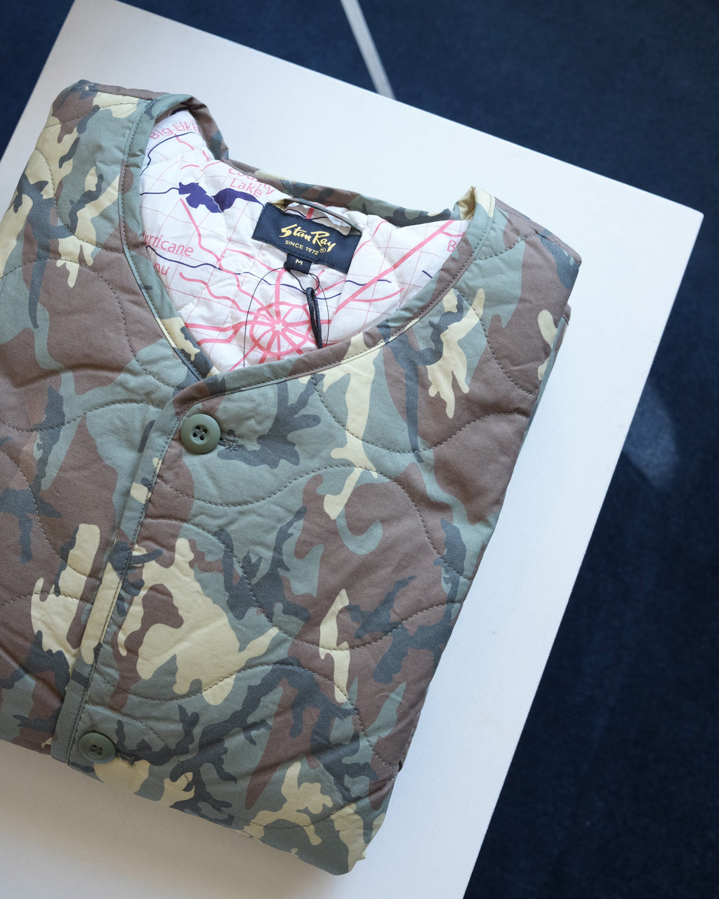 Quilted Liner Jacket, Woodland Camo DPM