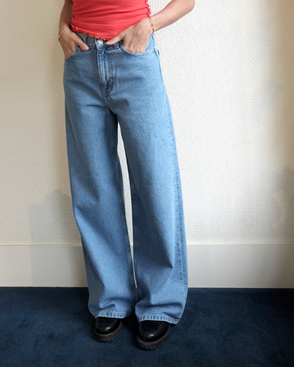 Jane Pant, Blue Stone Wash Denim