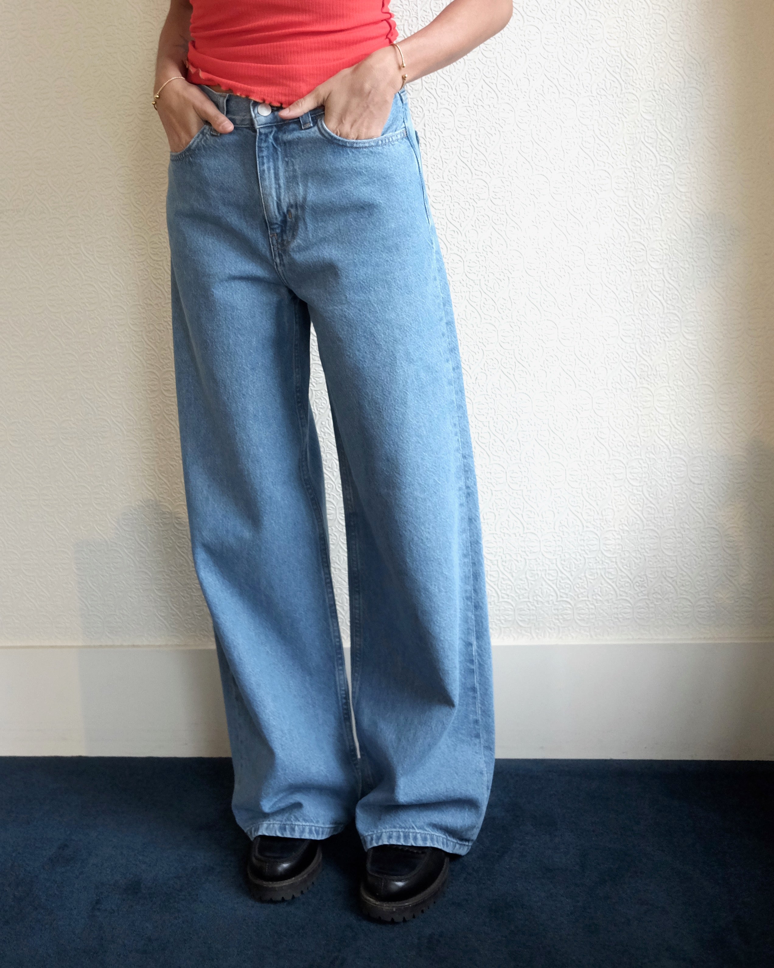 Jane Pant, Blue Stone Wash Denim