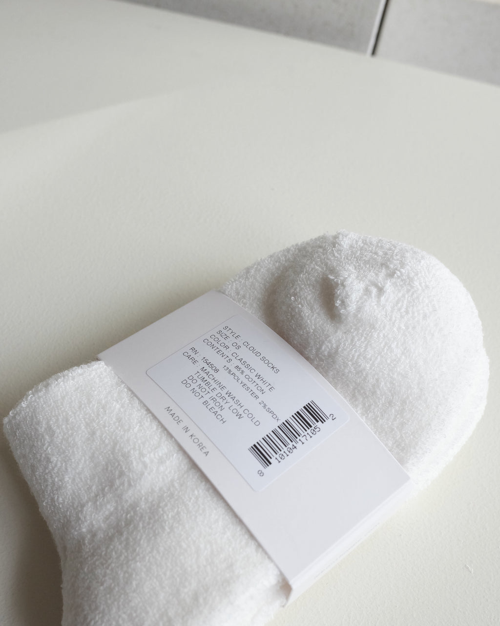 Cloud Socks, Classic White