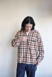 Zip Shirt, Tan Plaid