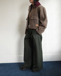 Wool Twill Trouser, Green