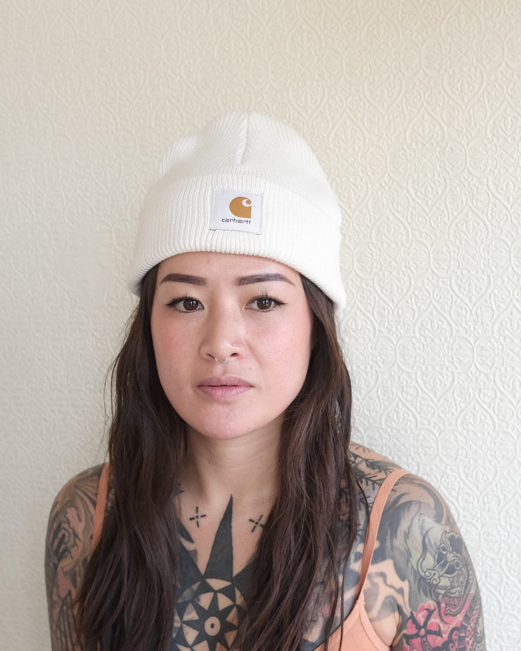 Nelson Beanie, Wax White