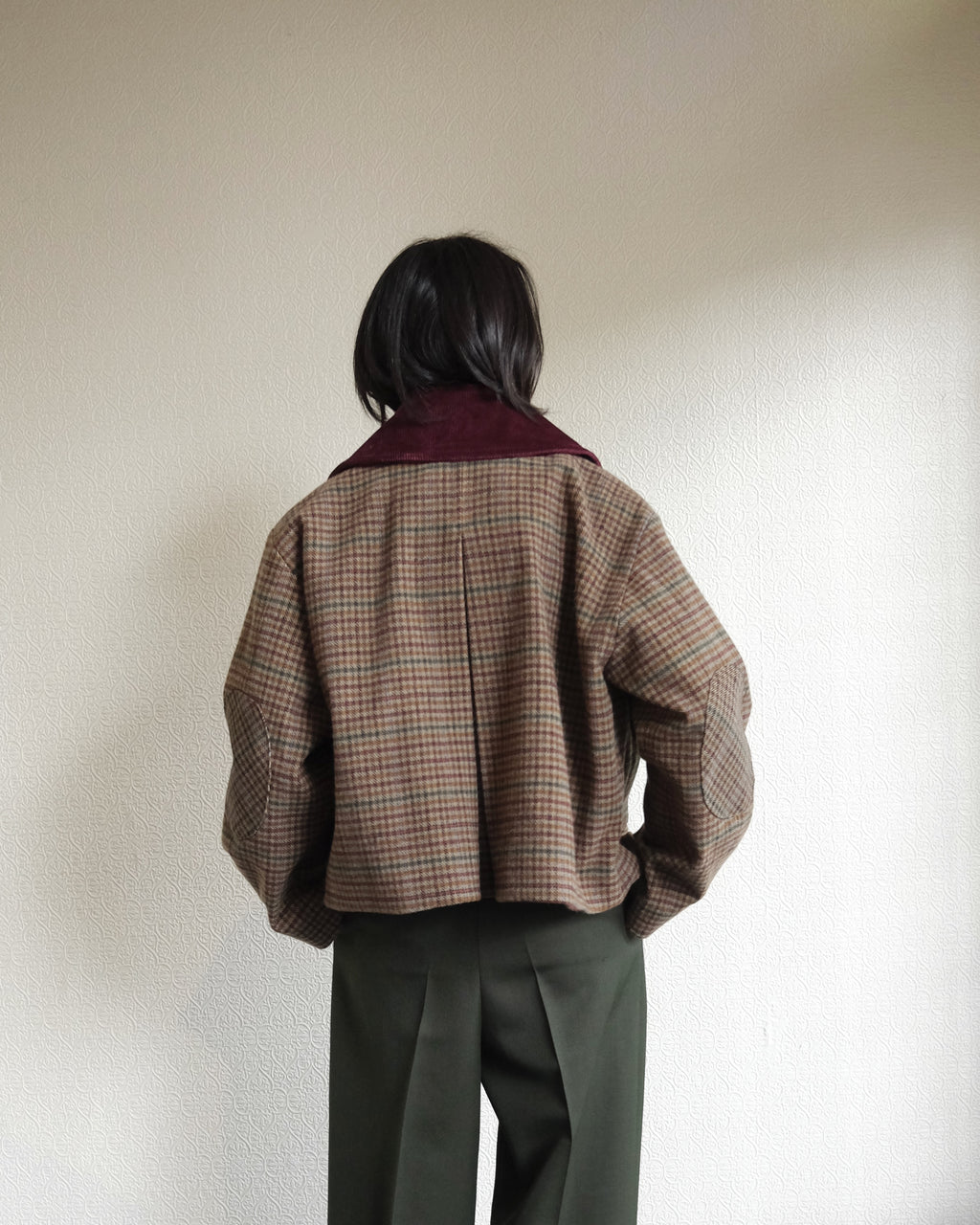 Wool Twill Trouser, Green