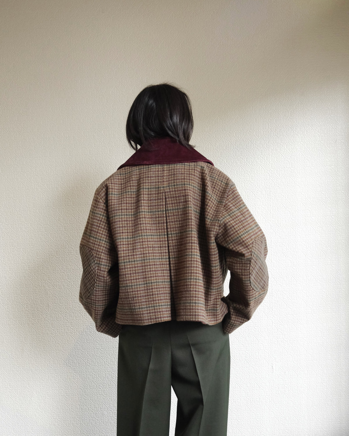 Wool Twill Trouser, Green