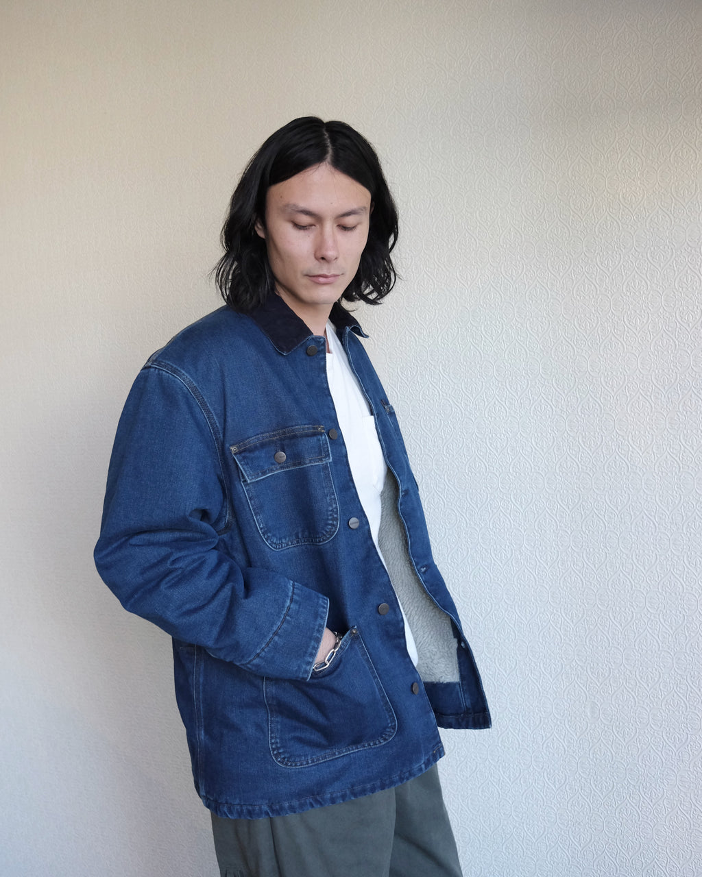 OG Chore Coat, Blue Stone Washed