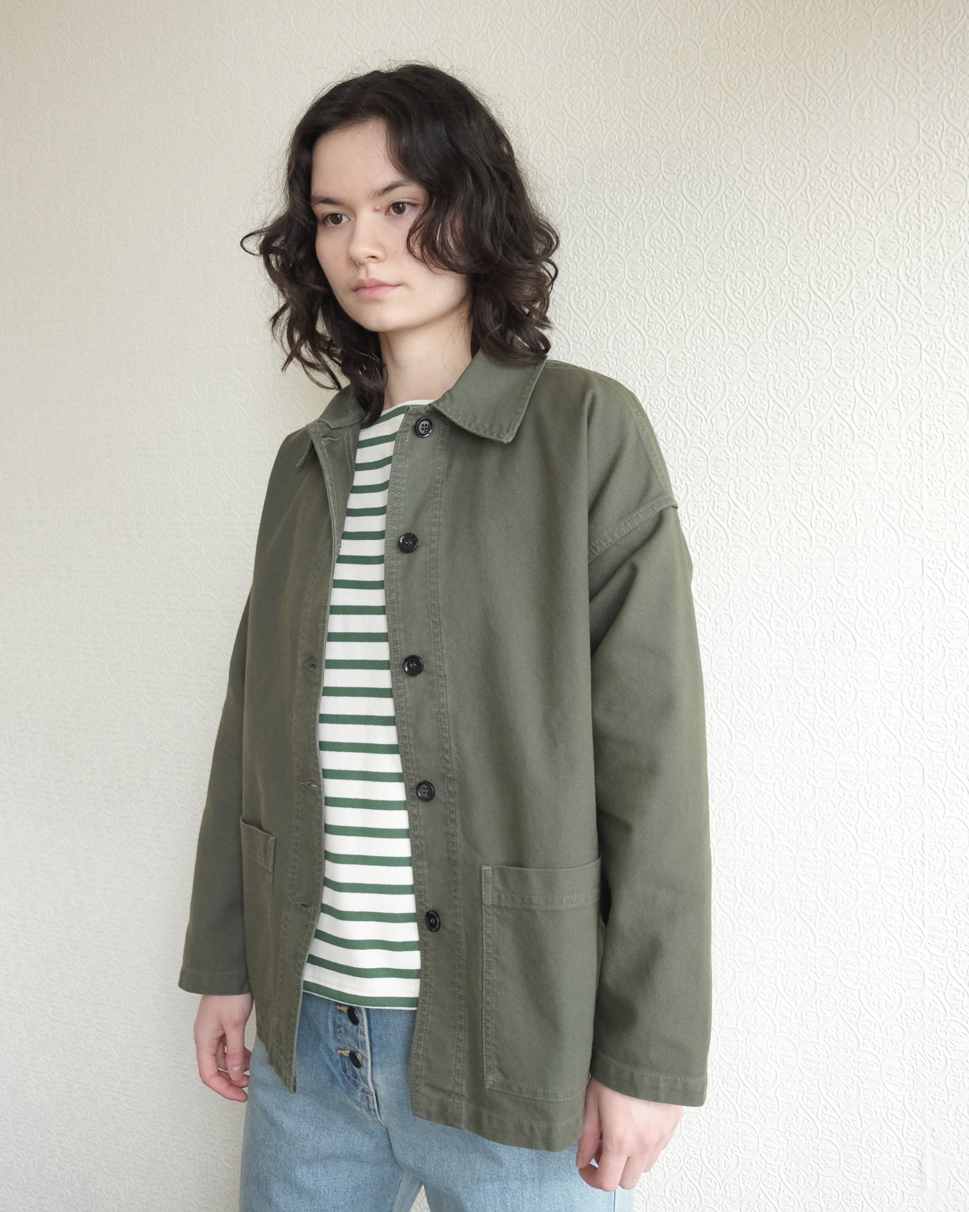 Vetra Oversize Jacket, Jade