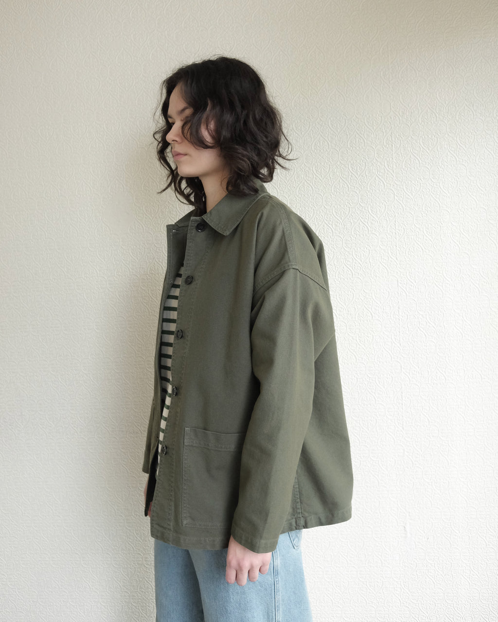 Vetra Oversize Jacket, Jade