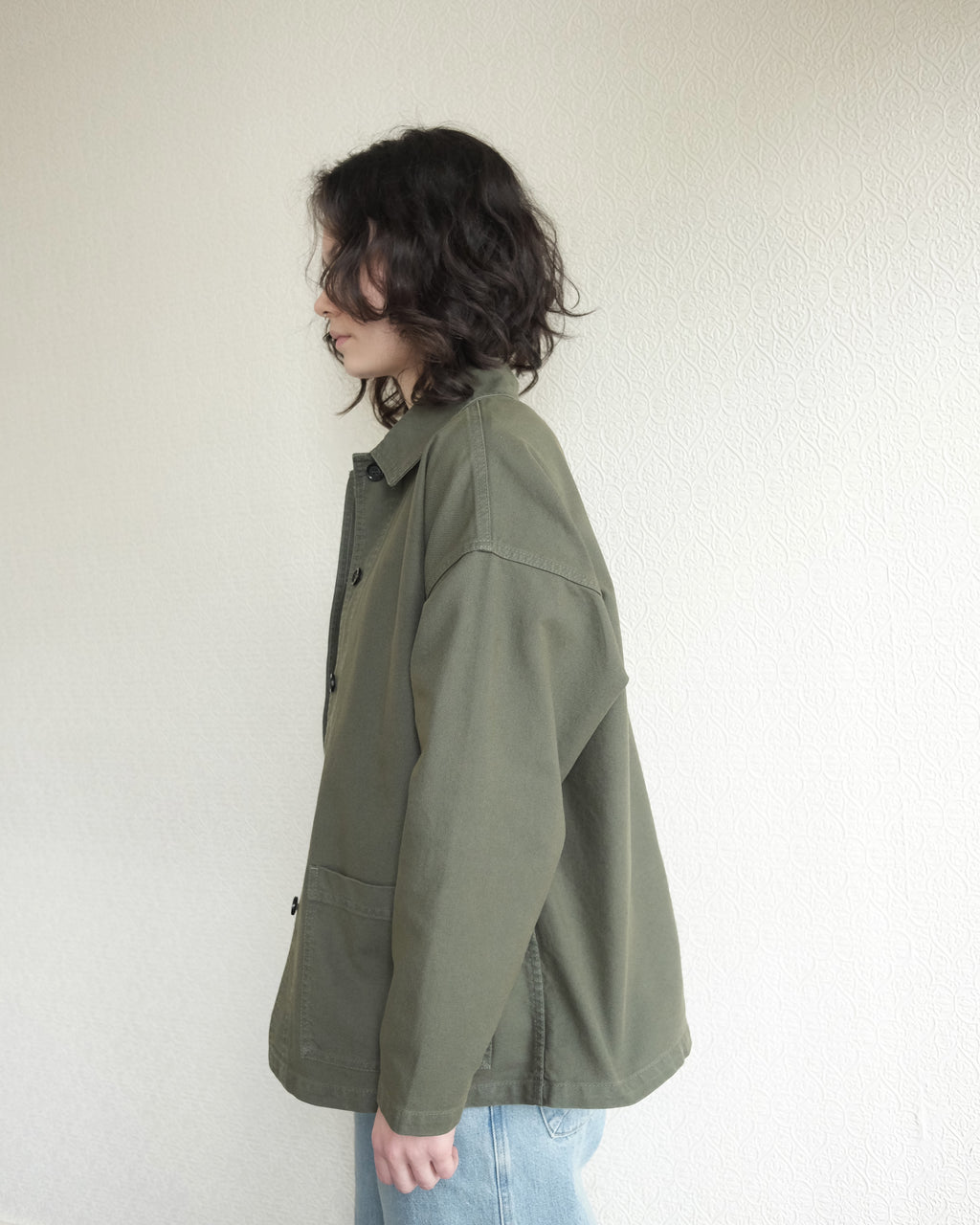 Vetra Oversize Jacket, Jade