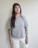 Cropped Silverlake Tee, Athletic Gray