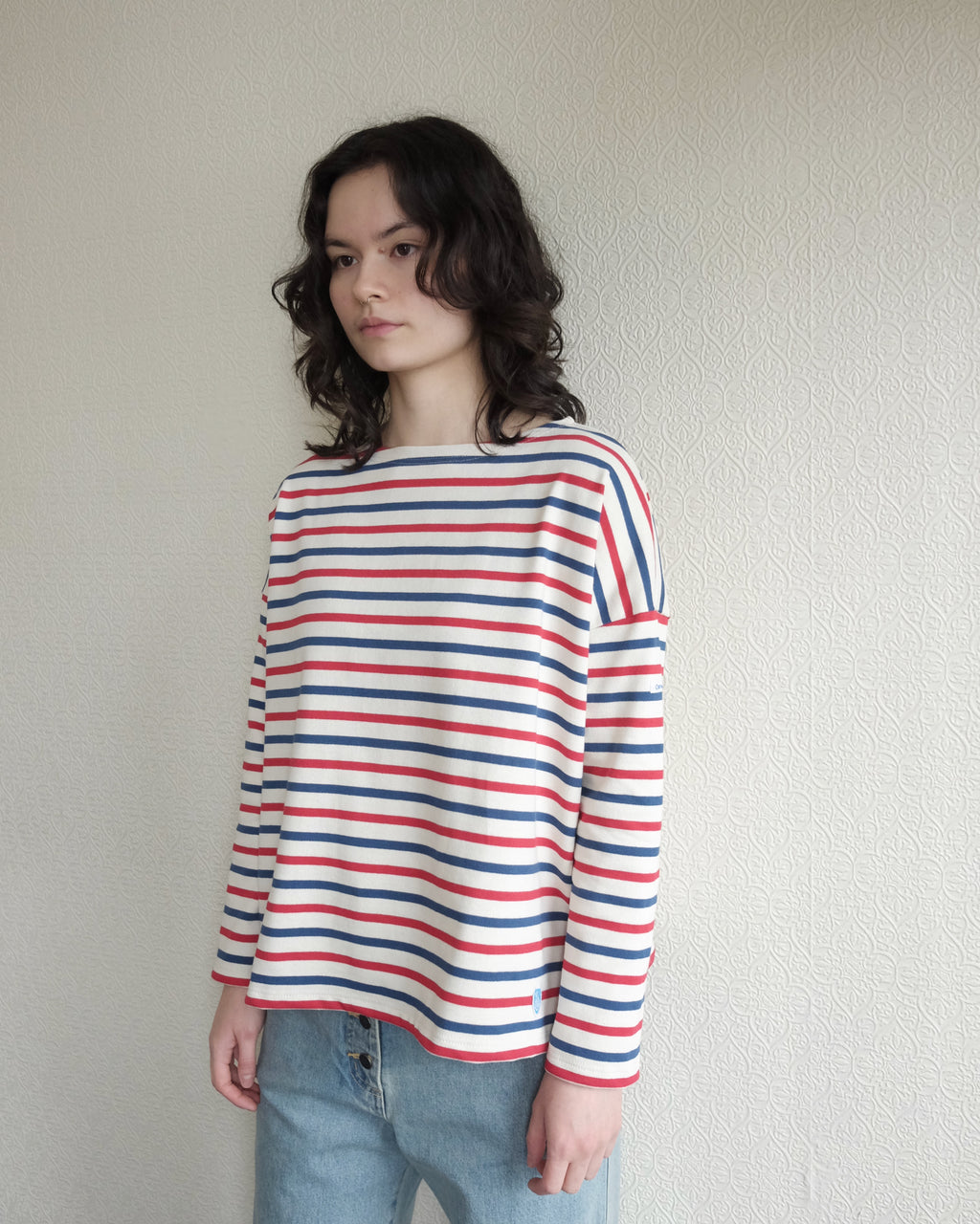 Mariniere Shirt, Tri Color