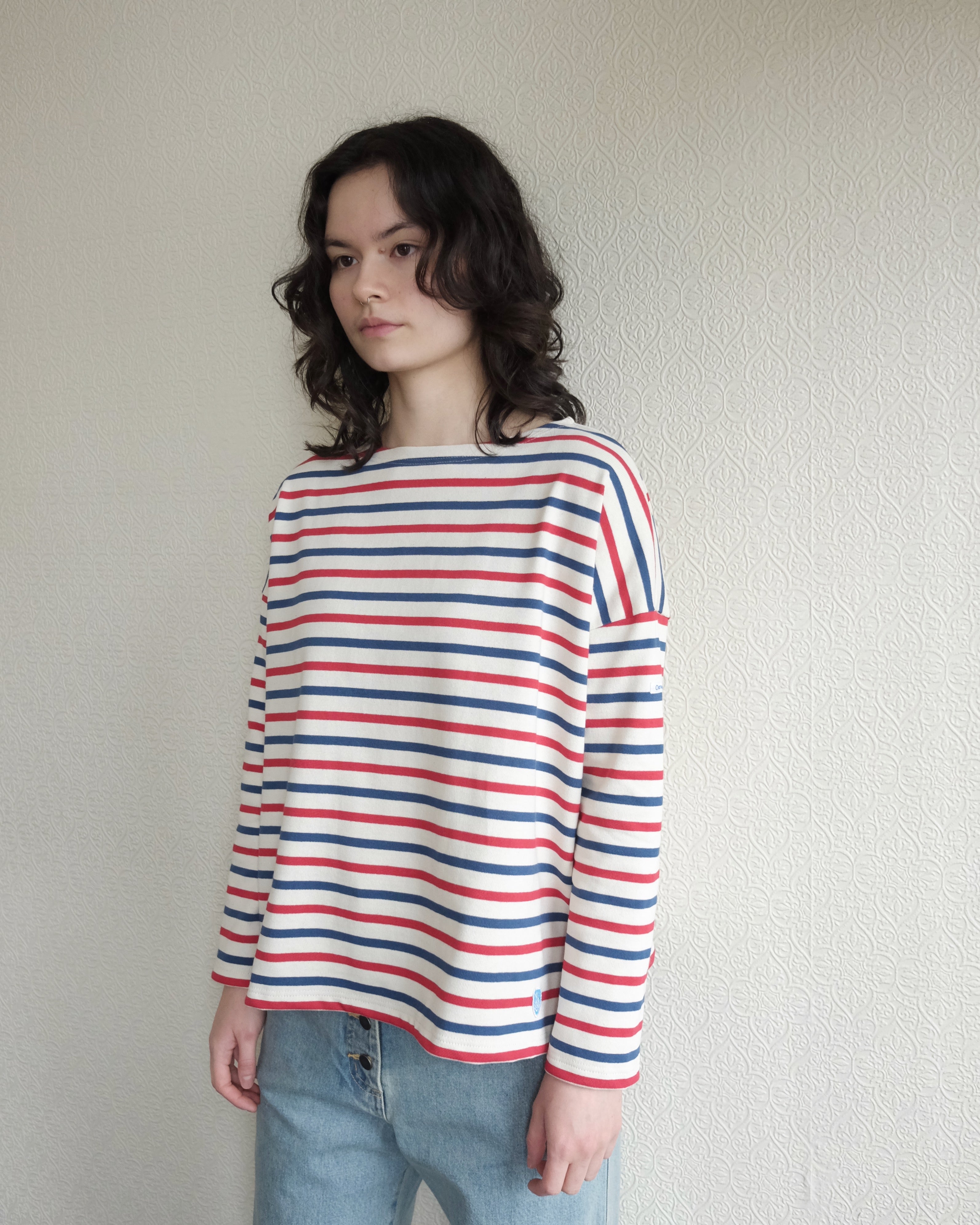 Mariniere Shirt, Tri Color