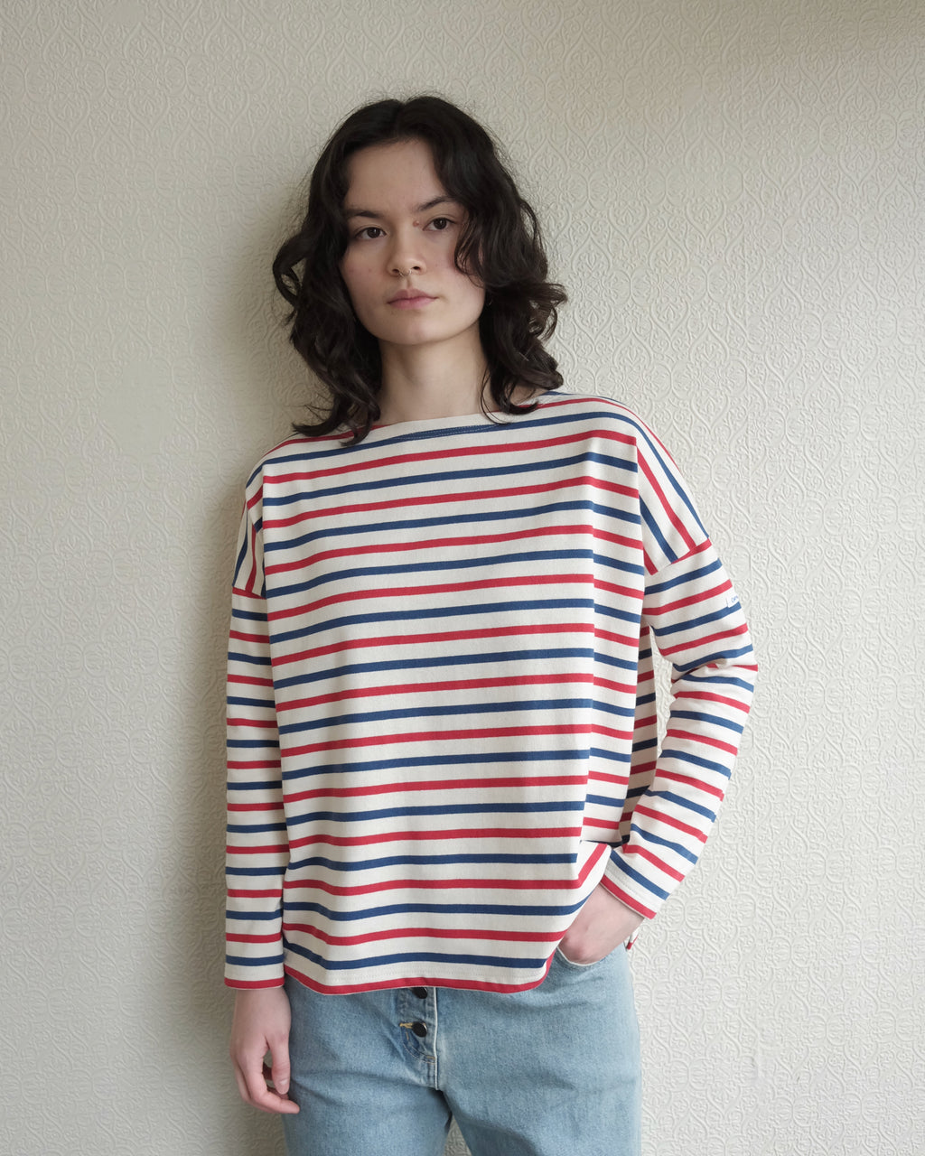 Mariniere Shirt, Tri Color