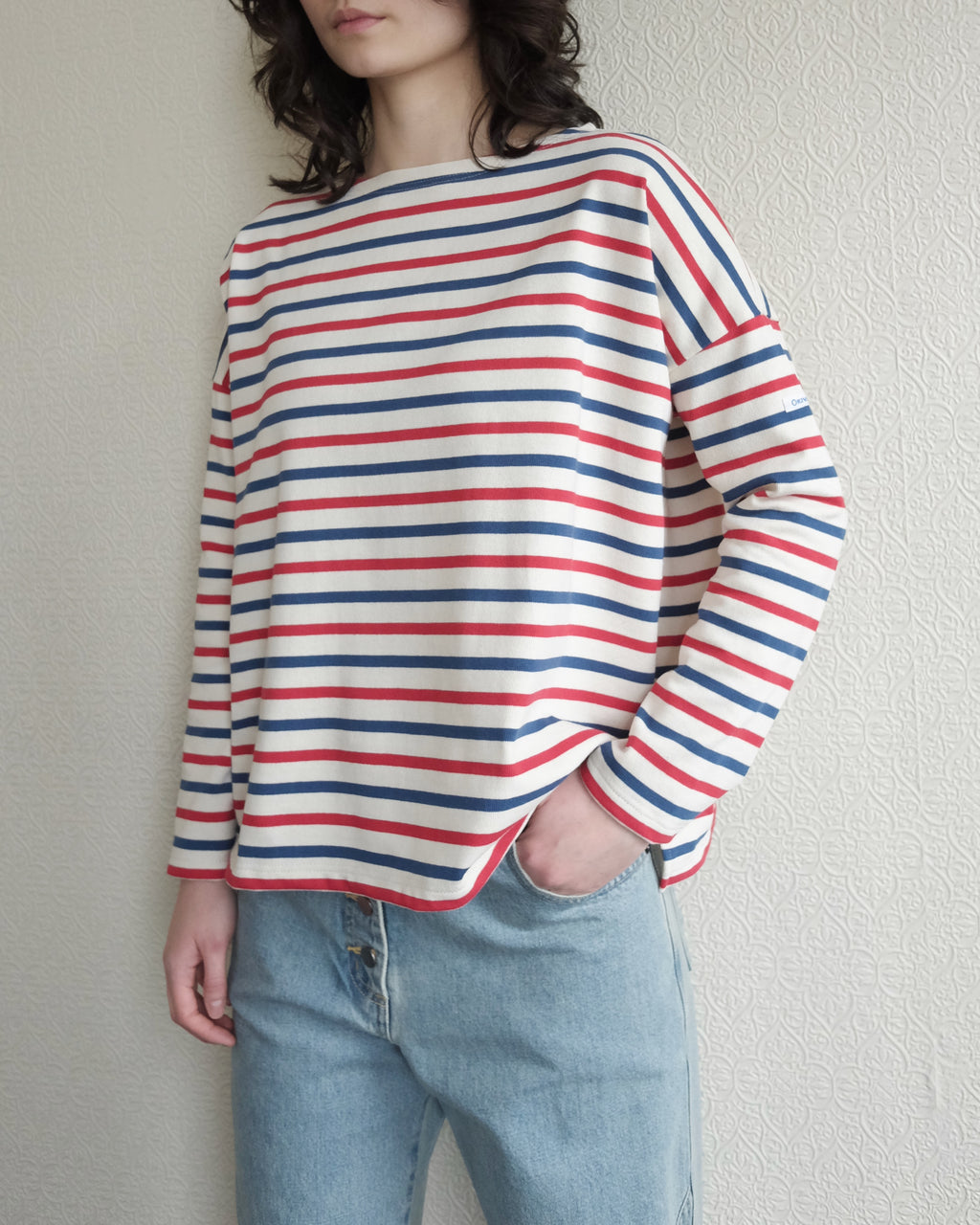 Mariniere Shirt, Tri Color
