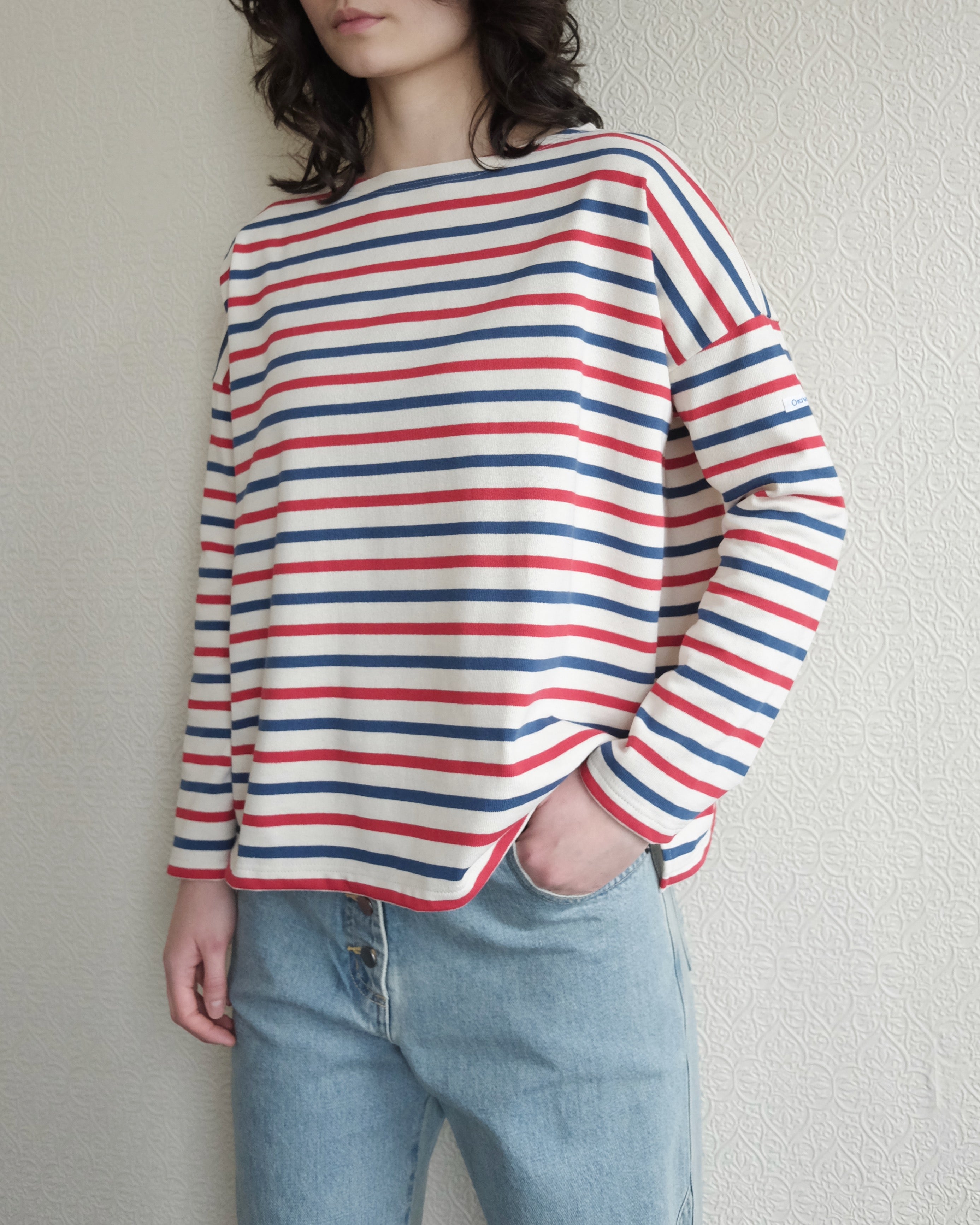 Mariniere Shirt, Tri Color