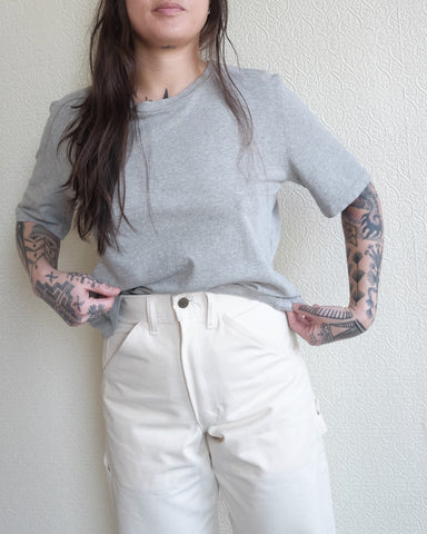 Cropped Silverlake Tee, Athletic Gray