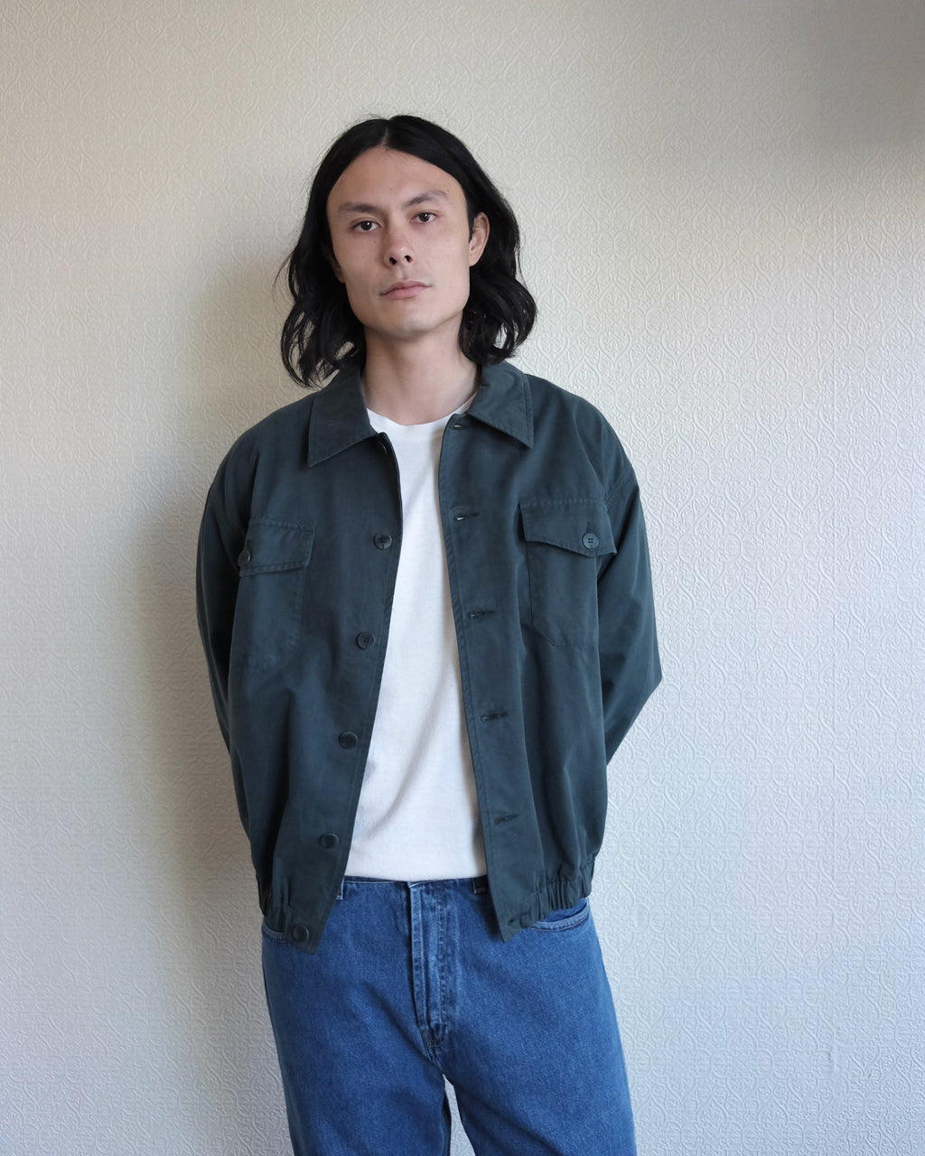 Silva Jacket, Dark Green Canvas