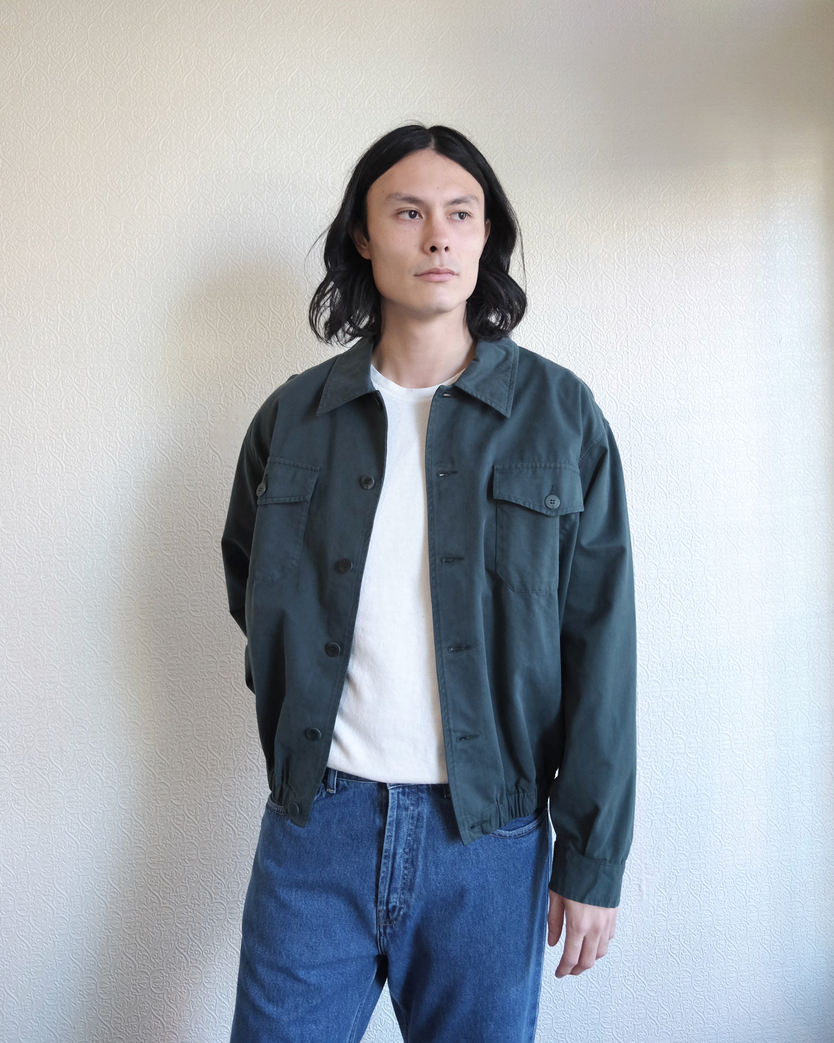 Silva Jacket, Dark Green Canvas