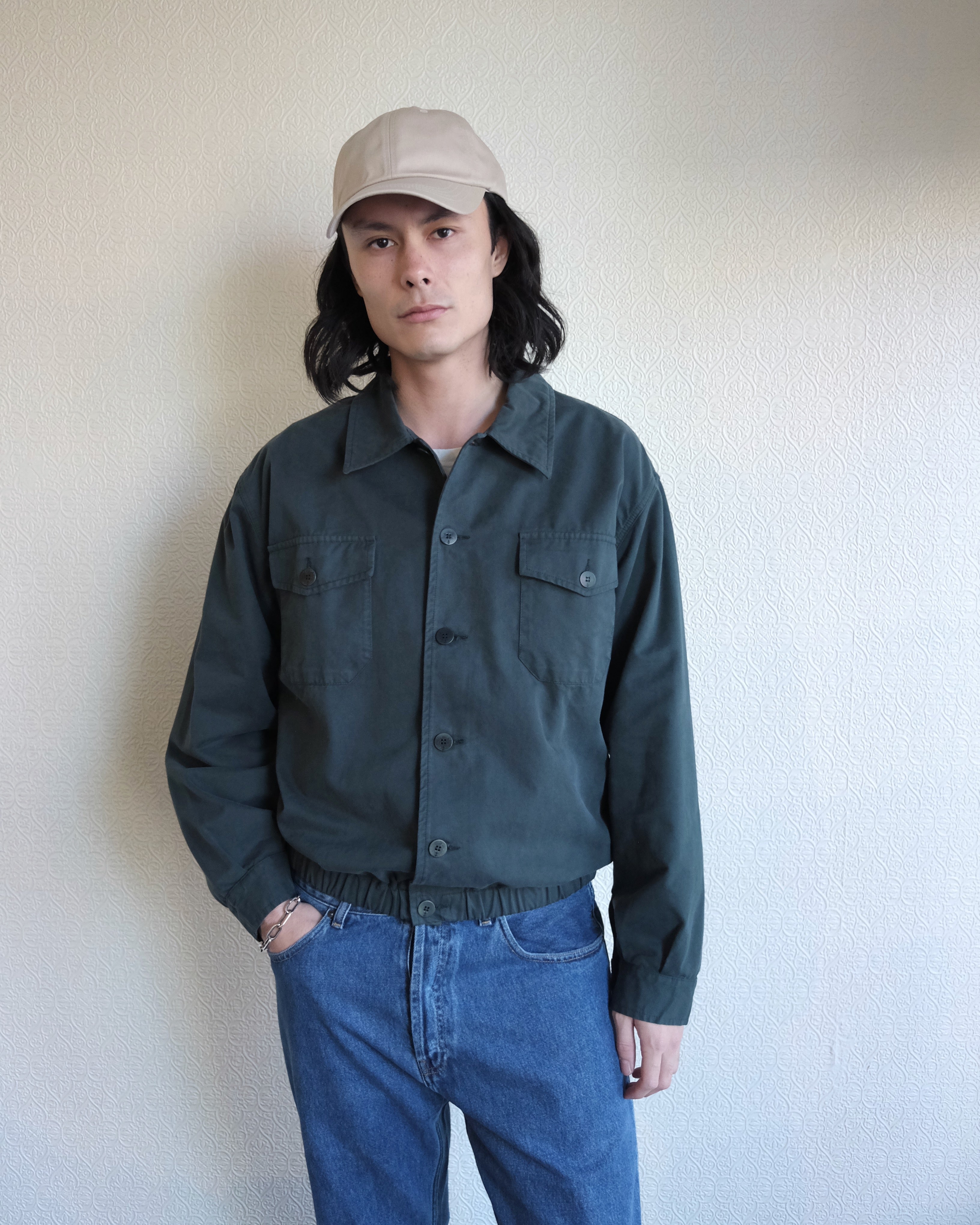 Silva Jacket, Dark Green Canvas