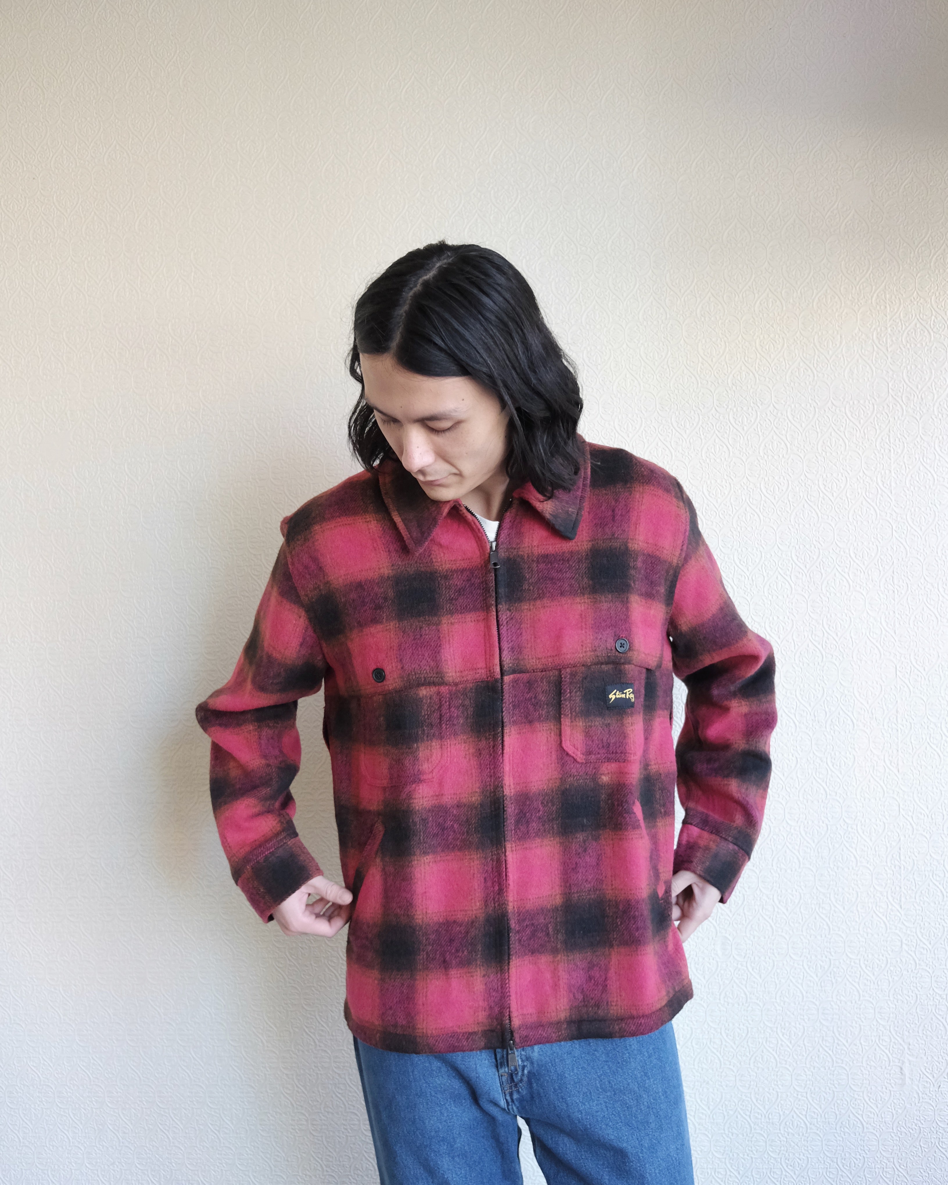 Mackinaw Jacket, Red Plaid