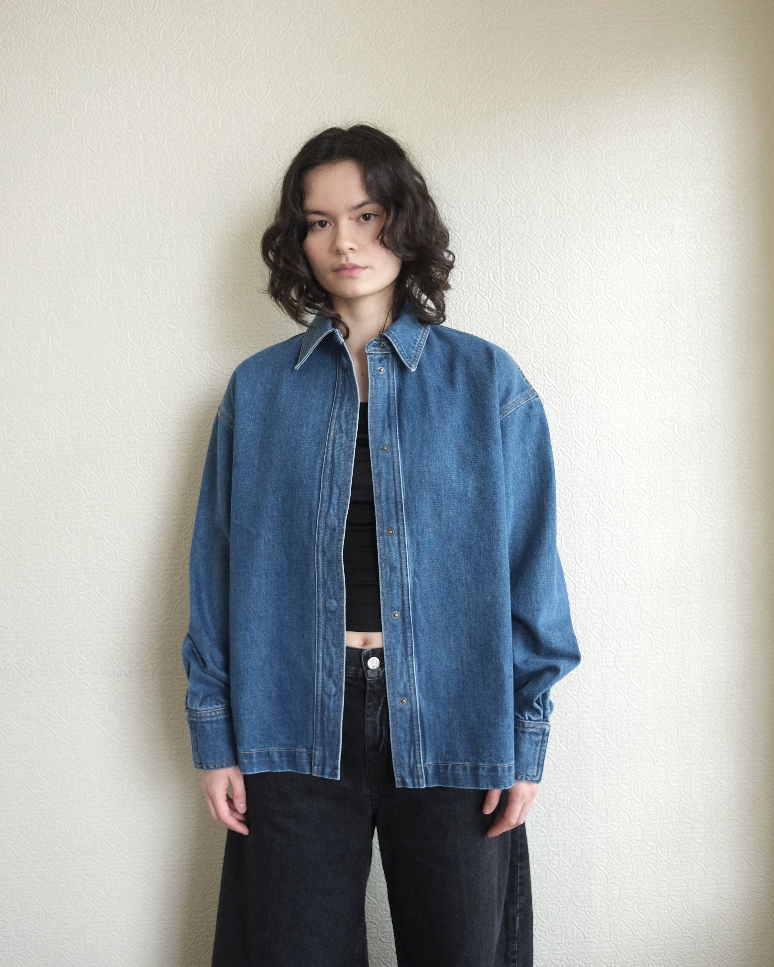 Wade Shirt, Washed Mission Denim