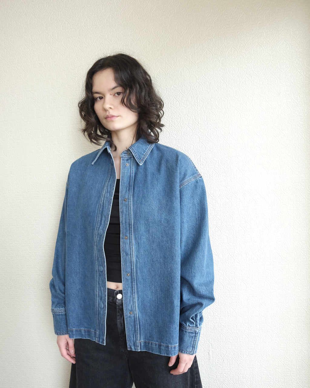 Wade Shirt, Washed Mission Denim